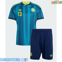 Camisa de time de futebol Colômbia Yerry Mina #13 Replicas 2º Equipamento Infantil Mundo 2026 Manga Curta (+ Calças curtas)